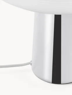 Lampada da tavolo con base in metallo Mariella