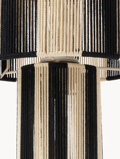 Lampada da tavolo con fili di lino Lace