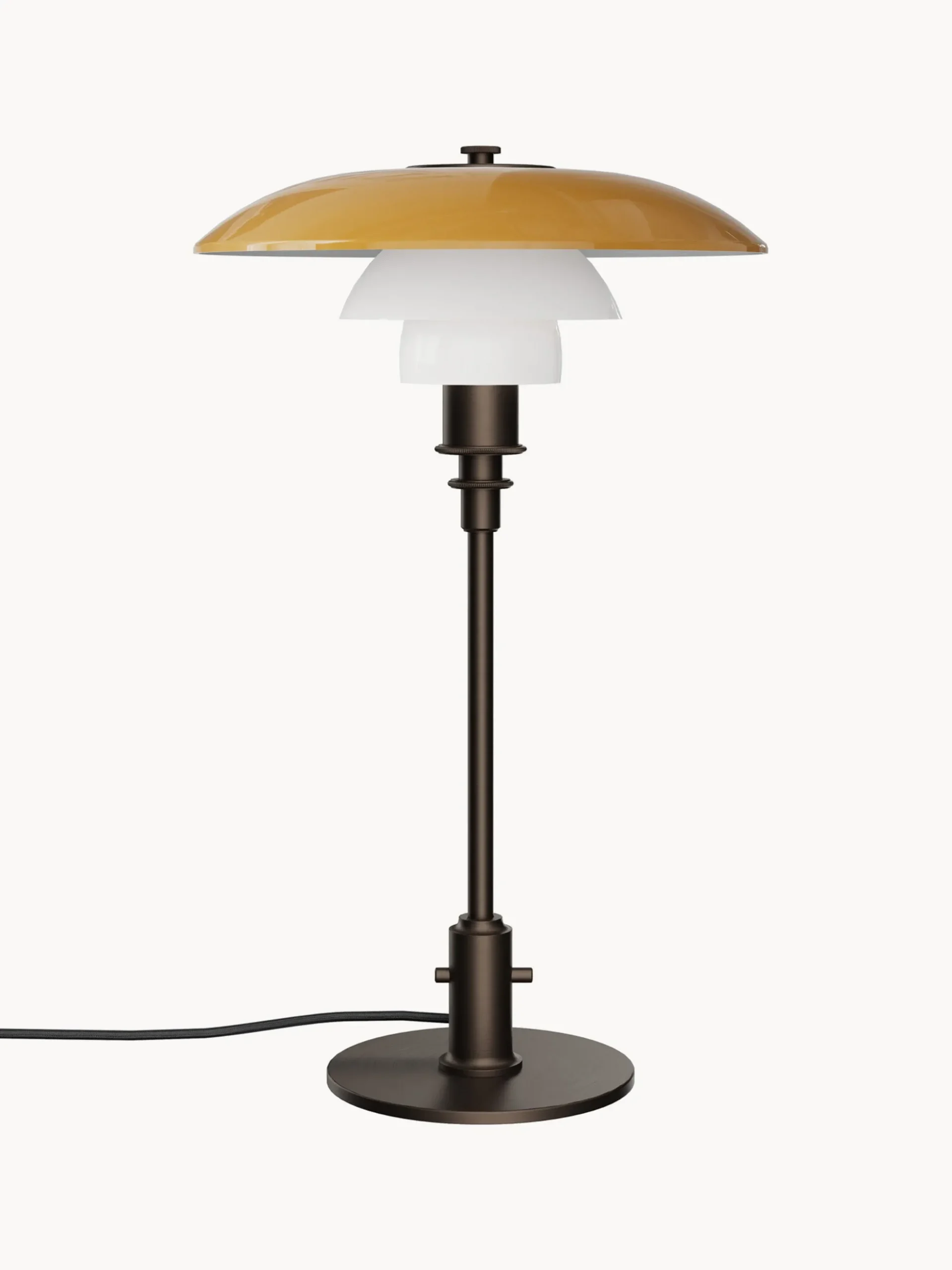 Lampada da tavolo grande in vetro soffiato PH 3/2