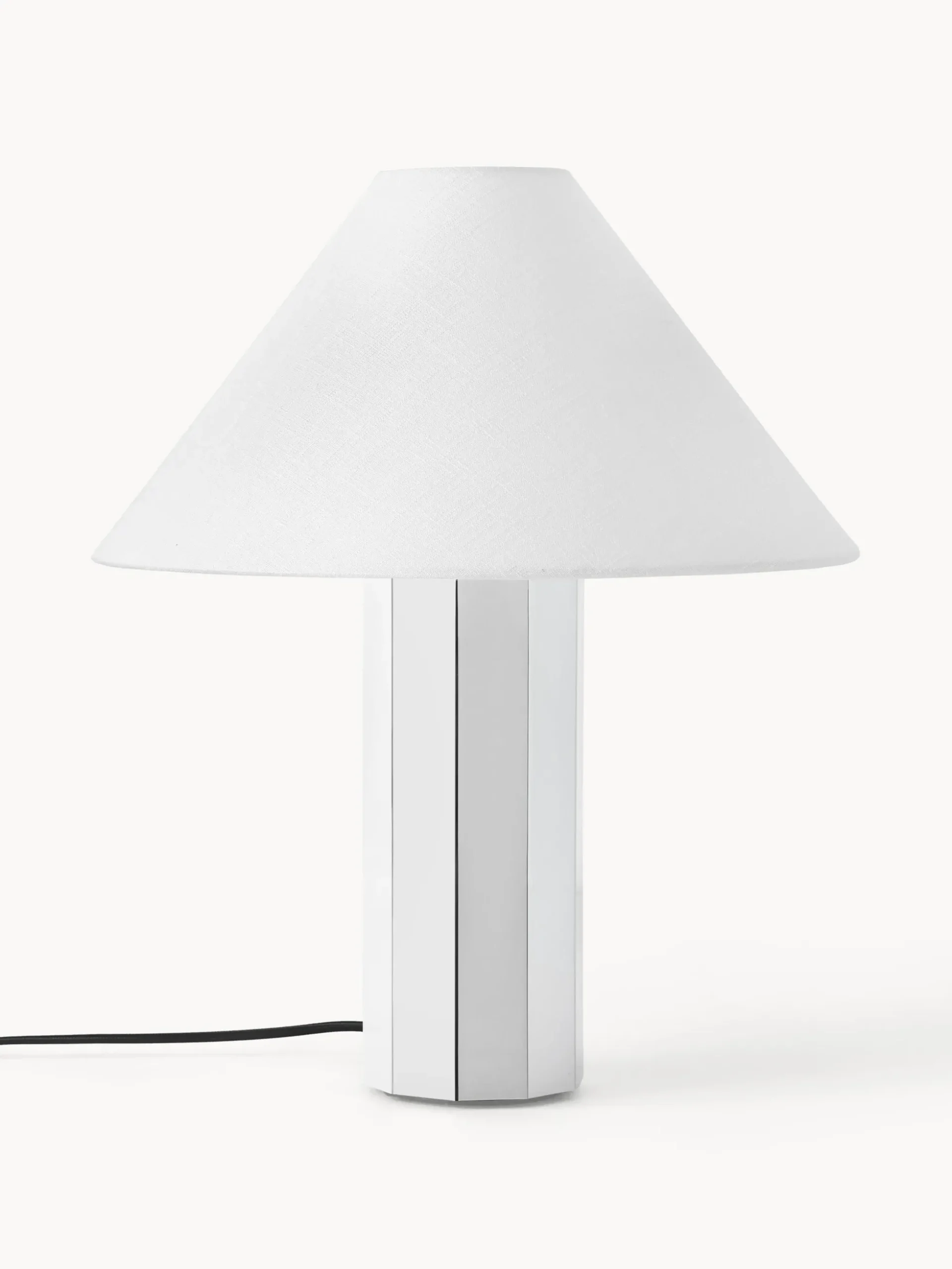 Lampada da tavolo grande con base in metallo Lima