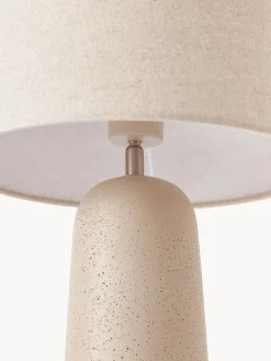 Lampada da tavolo grande con base in cemento Kaya