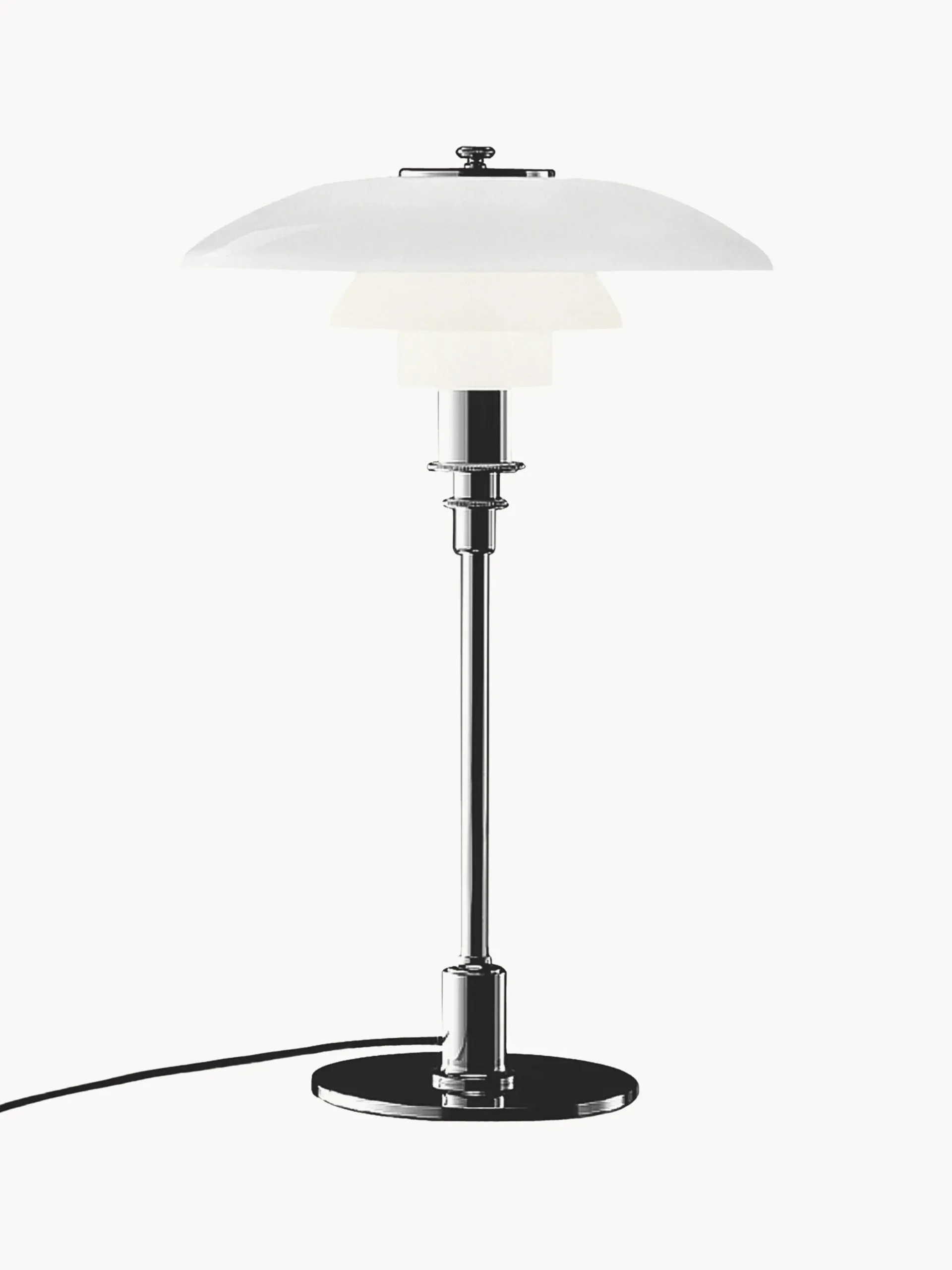 Lampada da tavolo grande in vetro soffiato PH 3/2