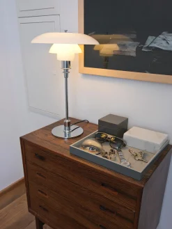 Lampada da tavolo grande in vetro soffiato PH 3/2