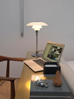 Lampada da tavolo grande in vetro soffiato PH 3/2