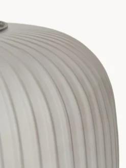Lampada da tavolo grande con paralume in vetro Sober