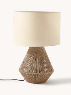 Lampada da tavolo in iuta Cecillia