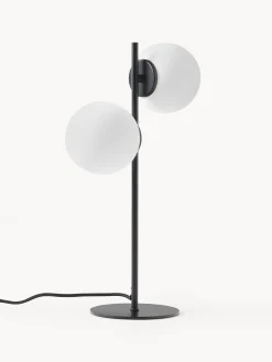 Lampada da tavolo in vetro opale Atlanta