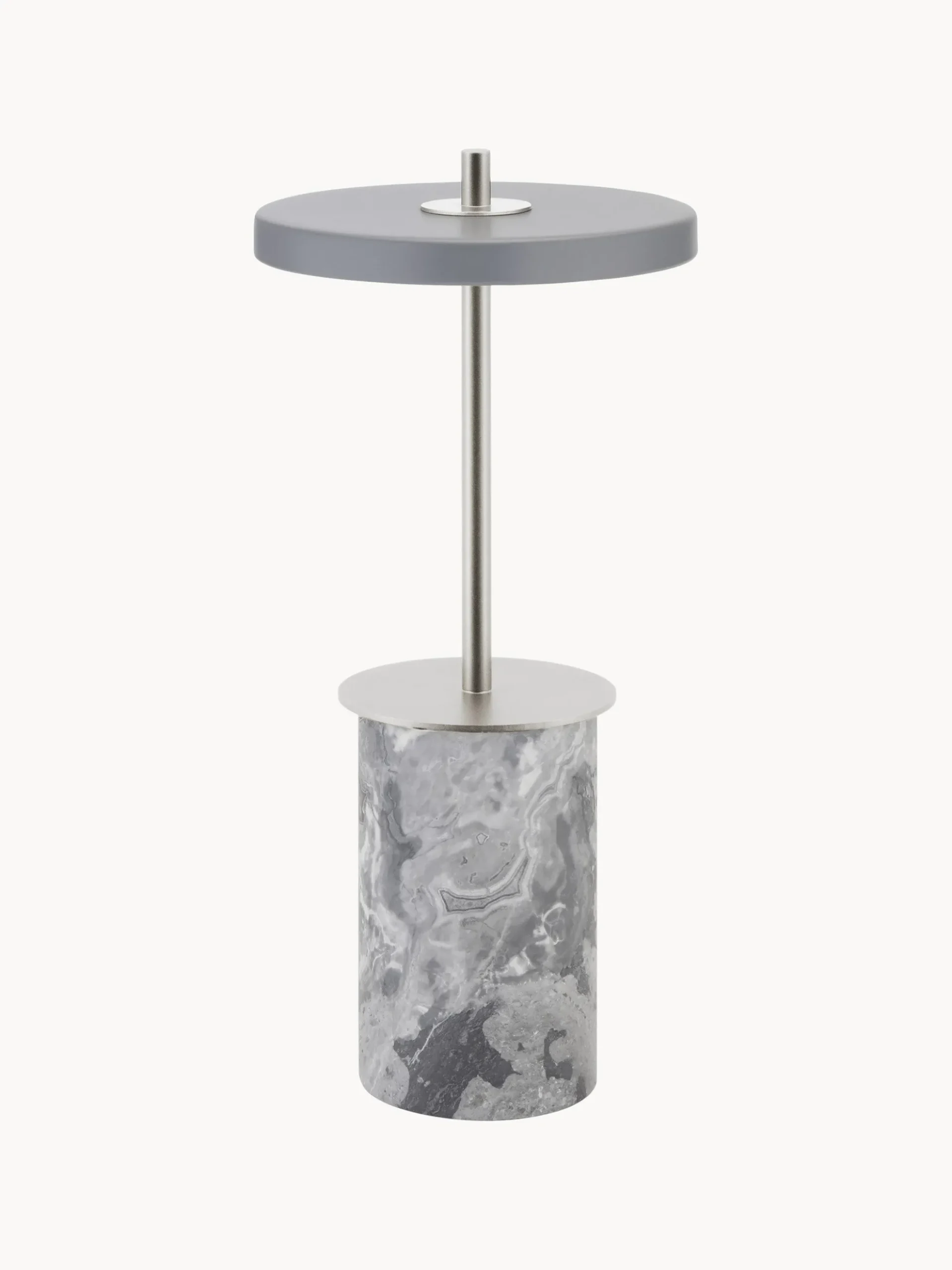 Lampada da tavolo piccola portatile a LED con luce regolabile Asteria Move Mini