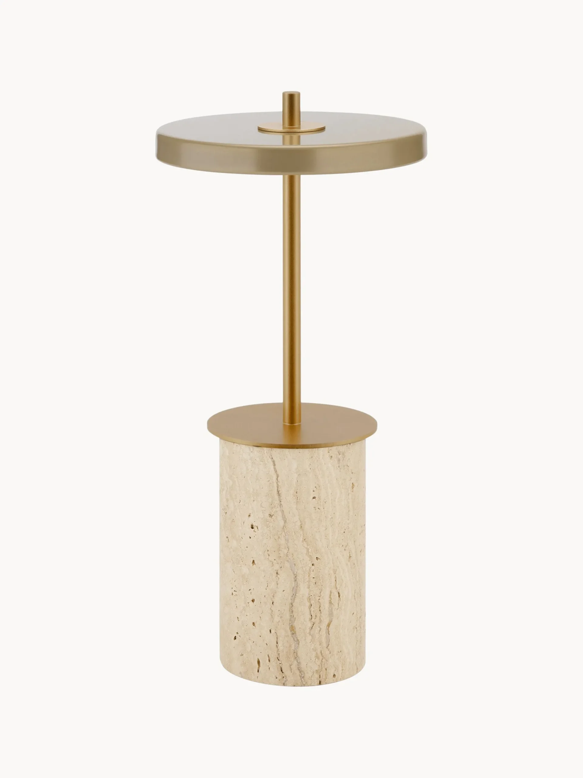 Lampada da tavolo piccola portatile a LED con luce regolabile Asteria Move Mini