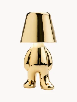 Lampada da tavolo piccola portatile a LED con luce regolabile Golden Brothers Tom