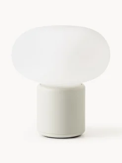 Lampada da tavolo piccola portatile Karl-Johan, luce regolabile