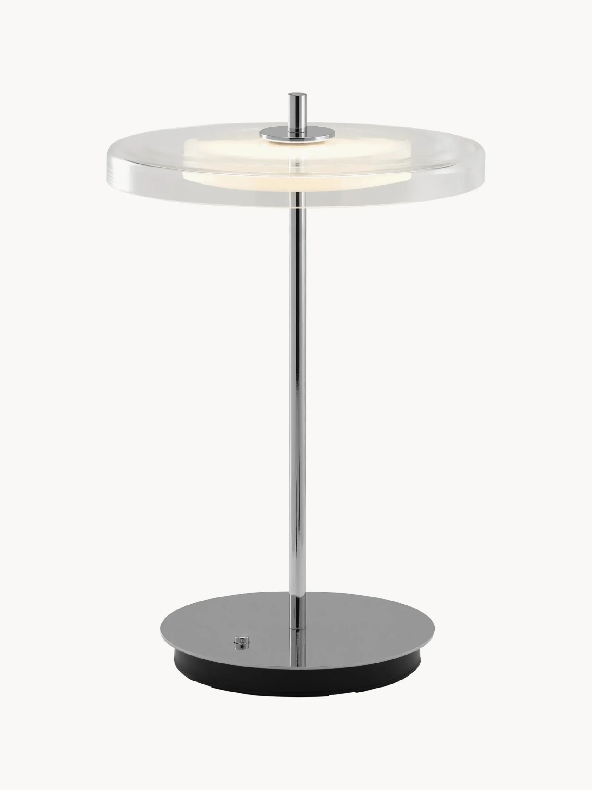Lampada da tavolo piccola portatile a LED con luce regolabile Asteria Move