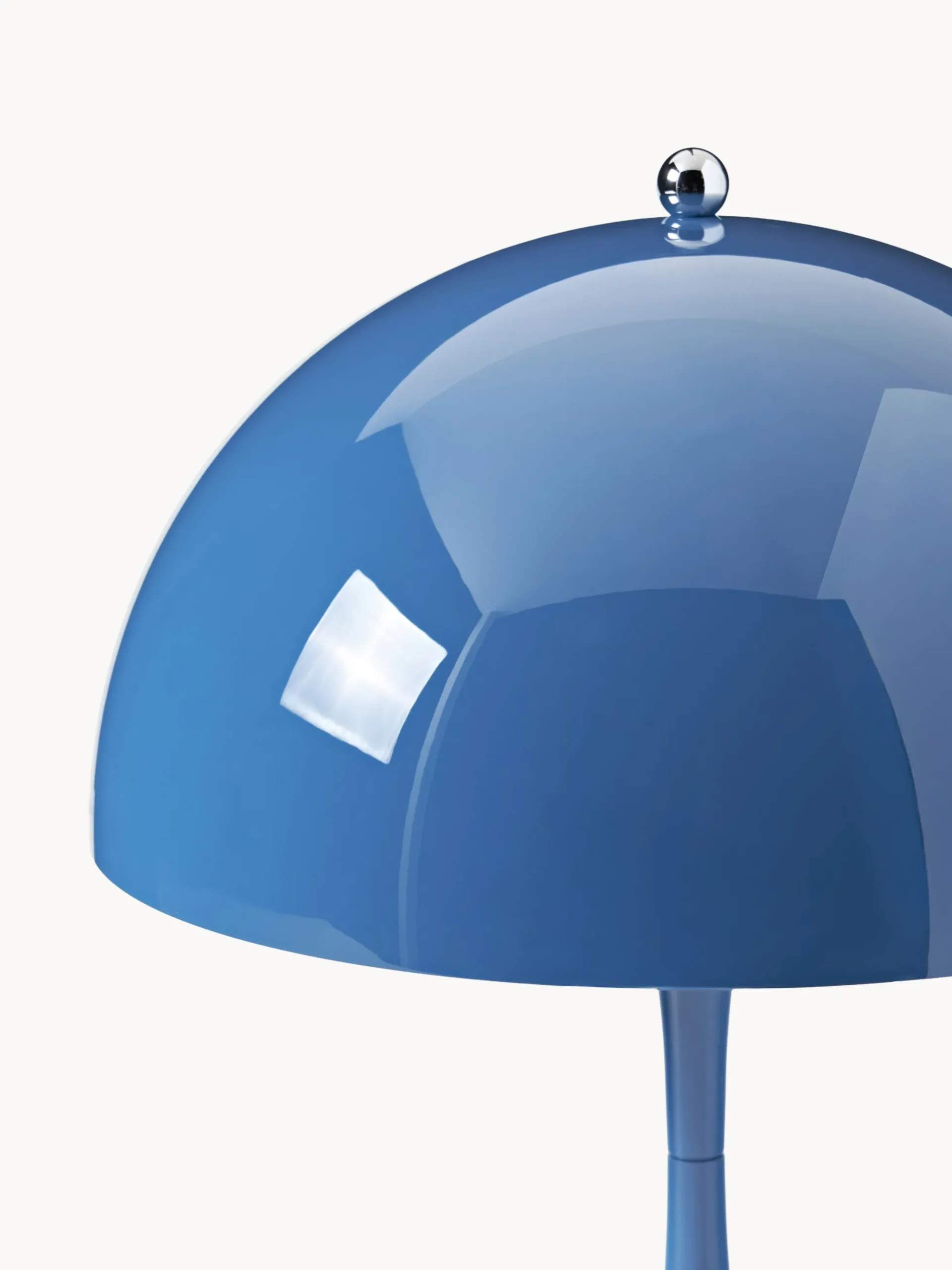 Lampada da tavolo portatile a LED con luce regolabile Panthella 250, Design Verner Panton