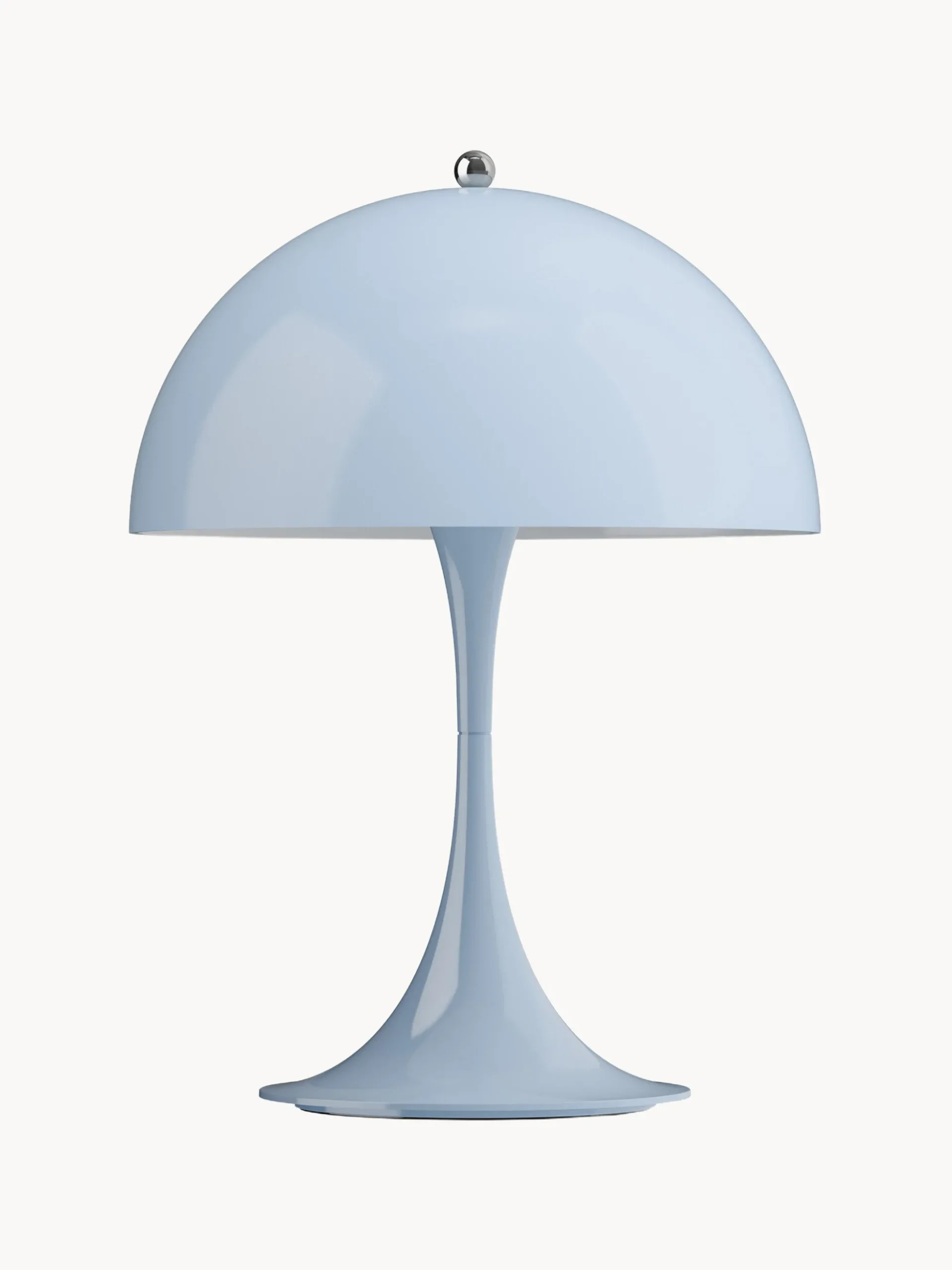 Lampada da tavolo portatile a LED con luce regolabile Panthella 250, Design Verner Panton