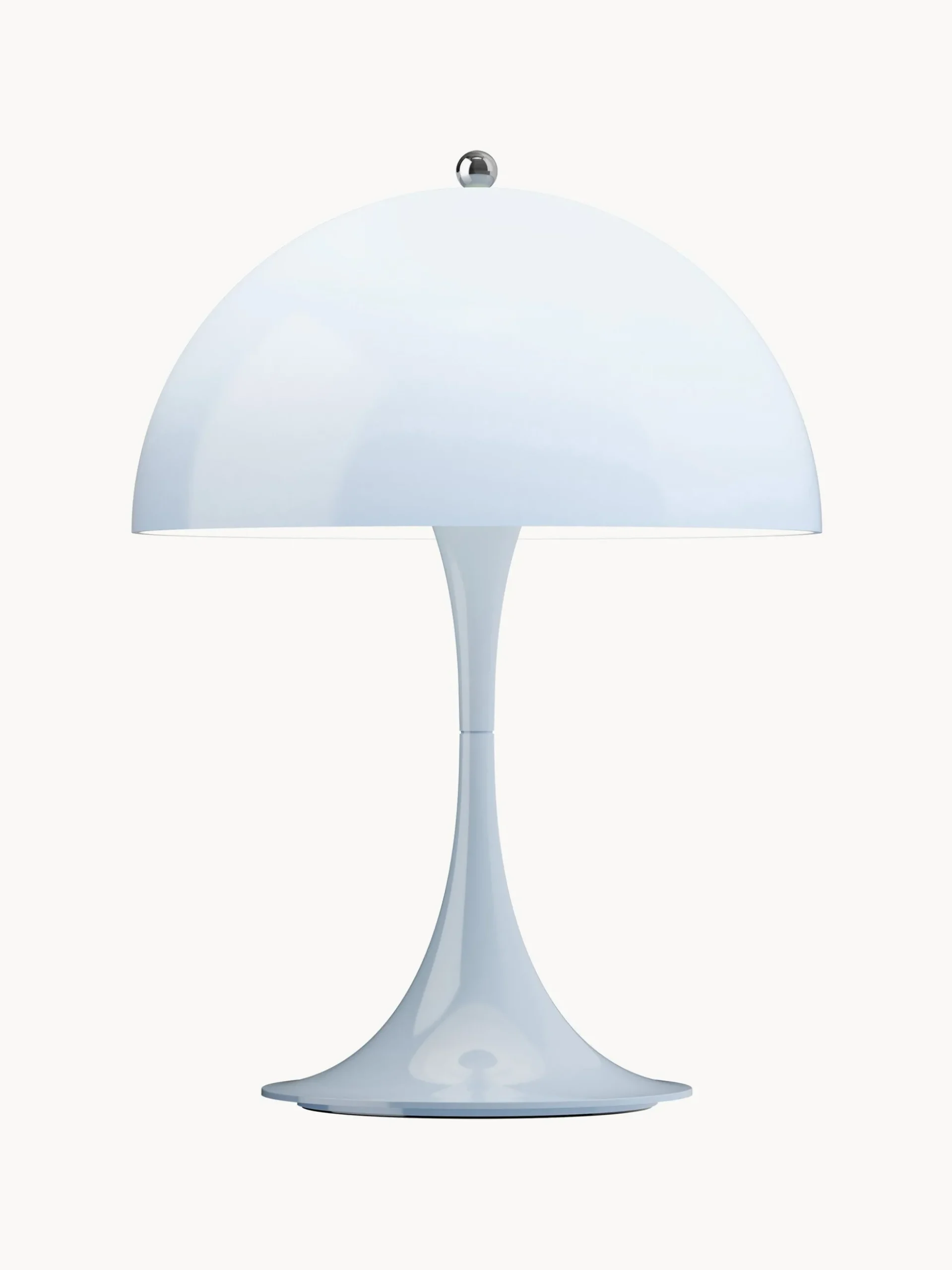Lampada da tavolo portatile a LED con luce regolabile Panthella 250, Design Verner Panton