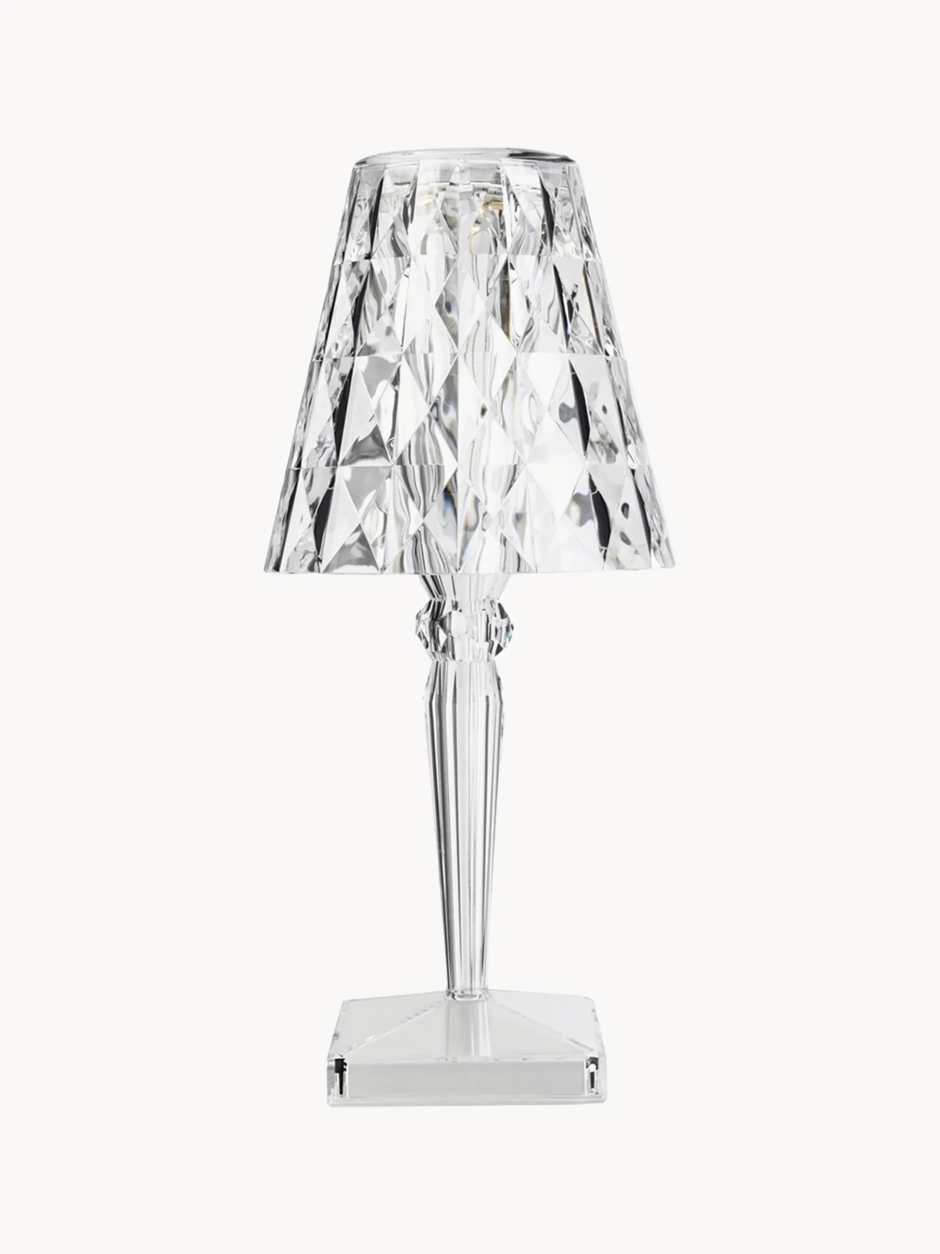 Lampada da tavolo portatile a LED con luce regolabile Big Battery, alt. 37 cm
