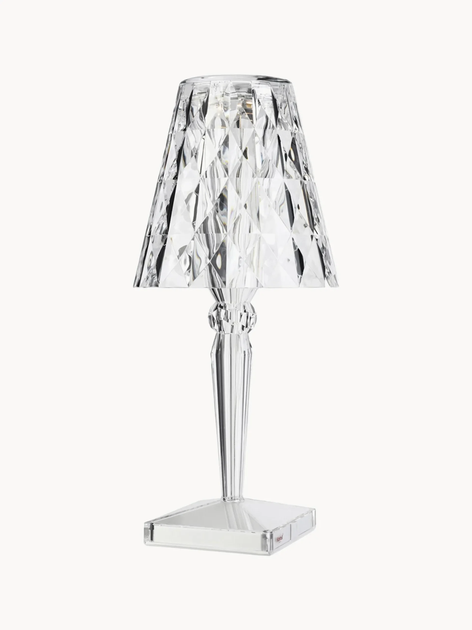 Lampada da tavolo portatile a LED con luce regolabile Big Battery, alt. 37 cm
