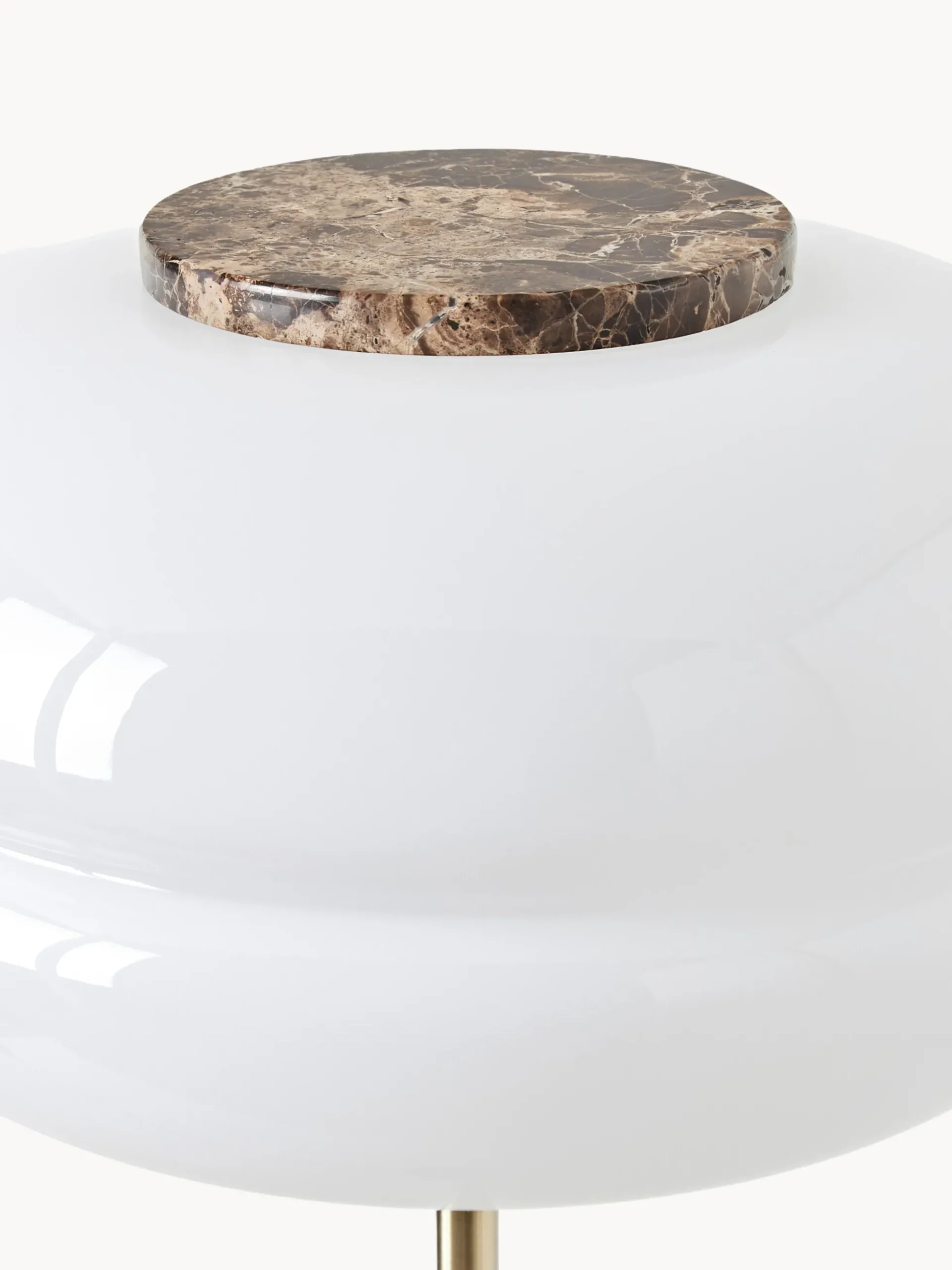Lampada da terra con base in marmo Bun