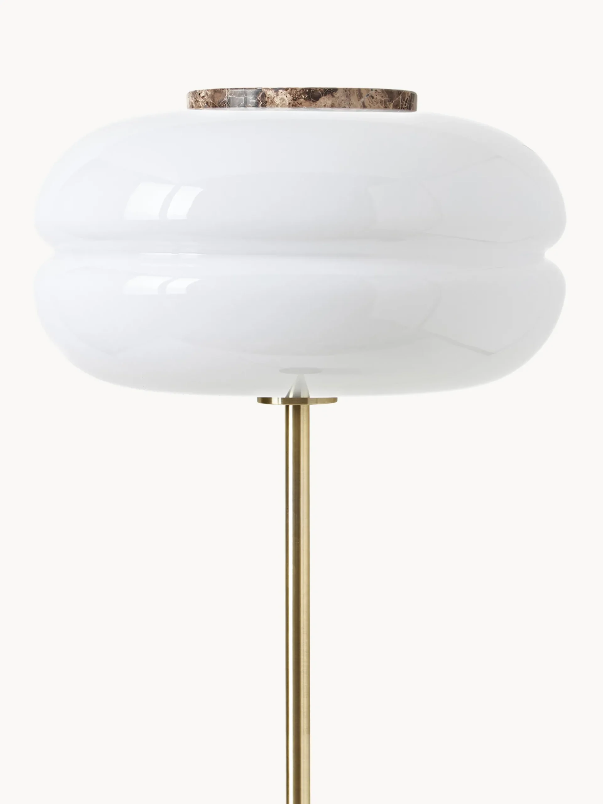 Lampada da terra con base in marmo Bun
