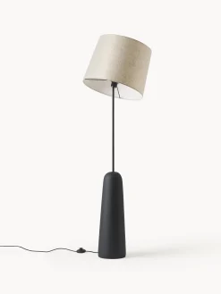 Lampada da terra con base in cemento Kaya