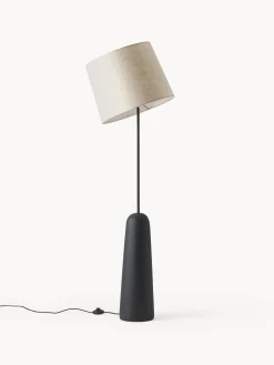 Lampada da terra con base in cemento Kaya