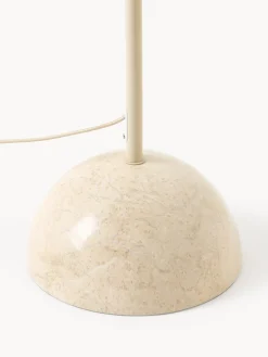 Lampada da terra con base in marmo Vica