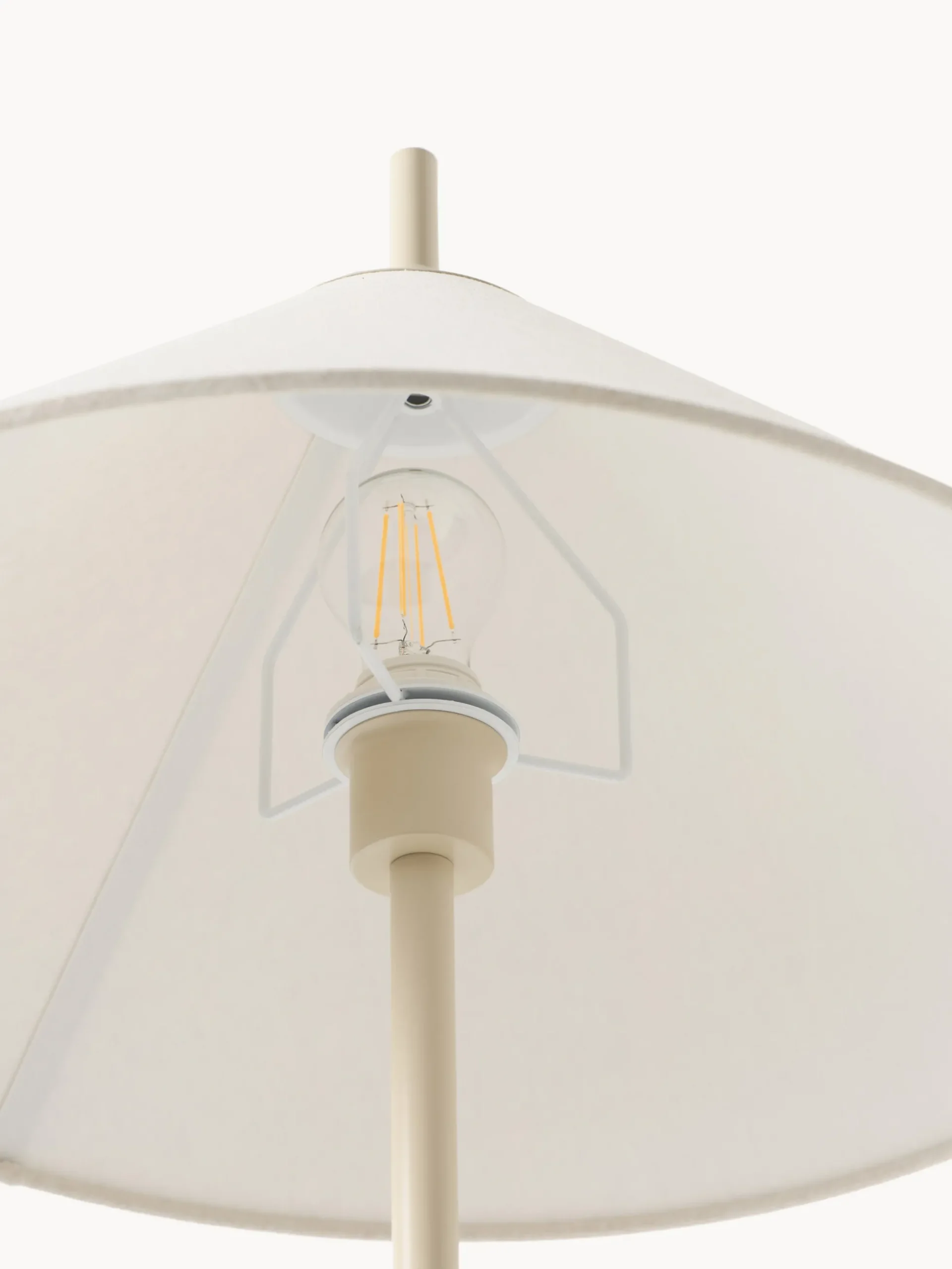 Lampada da terra con base in marmo Vica