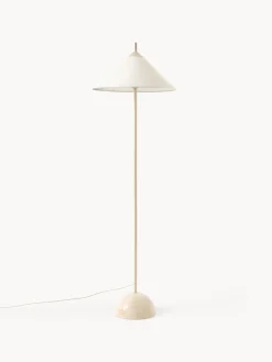 Lampada da terra con base in marmo Vica