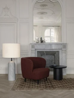 Lampada da terra con luce regolabile e base in marmo Gravity, alt. 120 cm