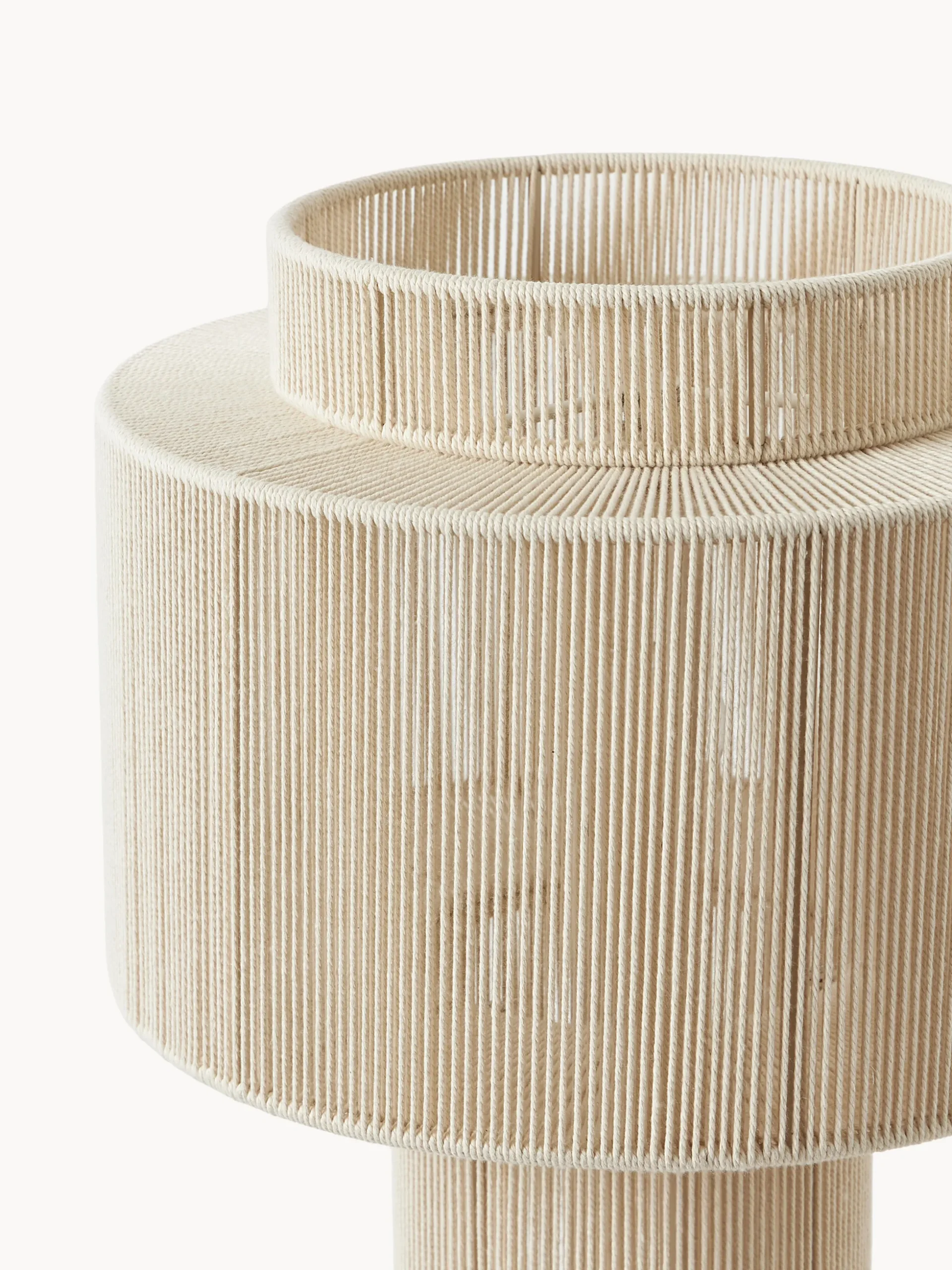 Lampada da terra in lino Lace
