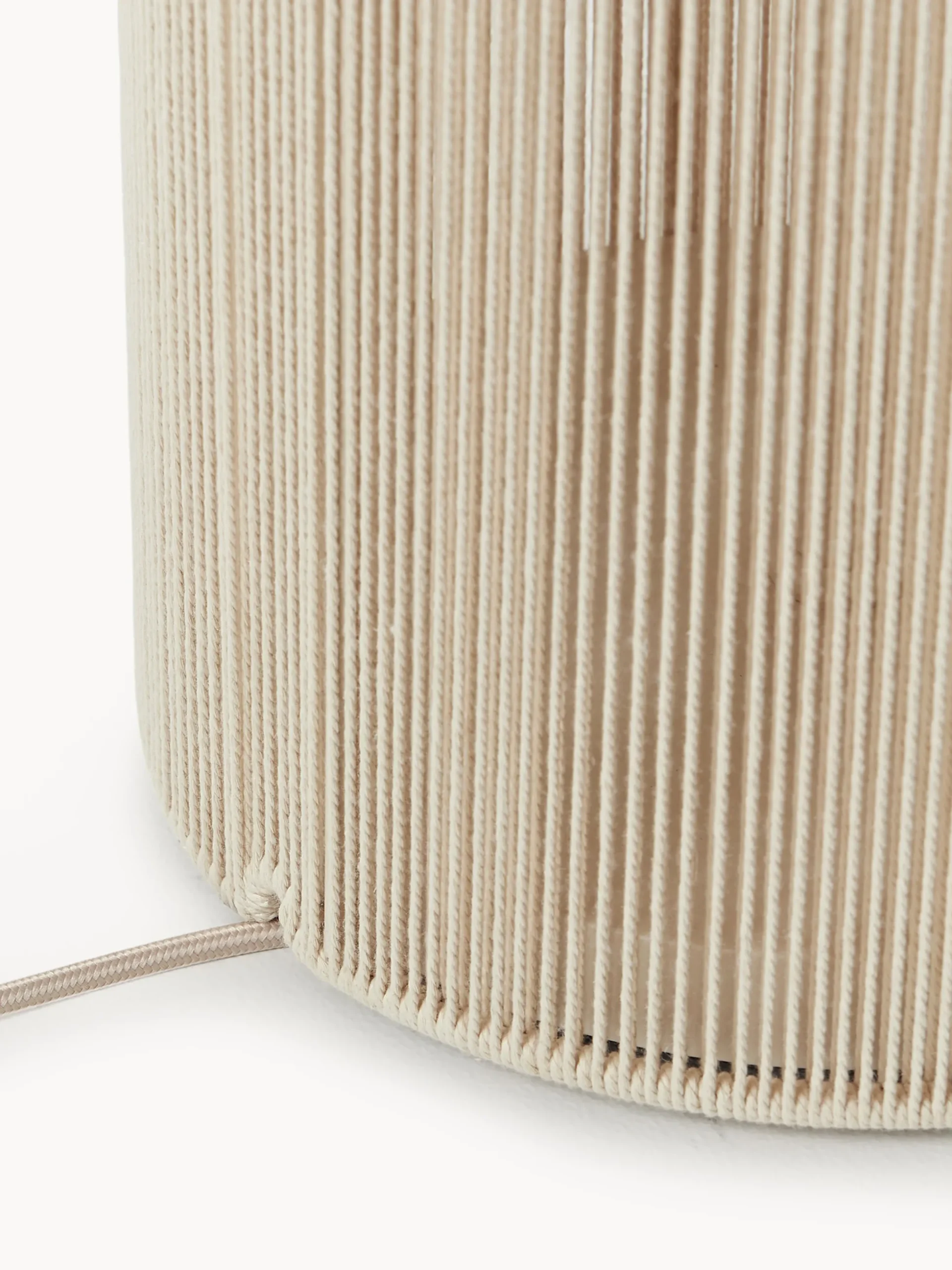 Lampada da terra in lino Lace