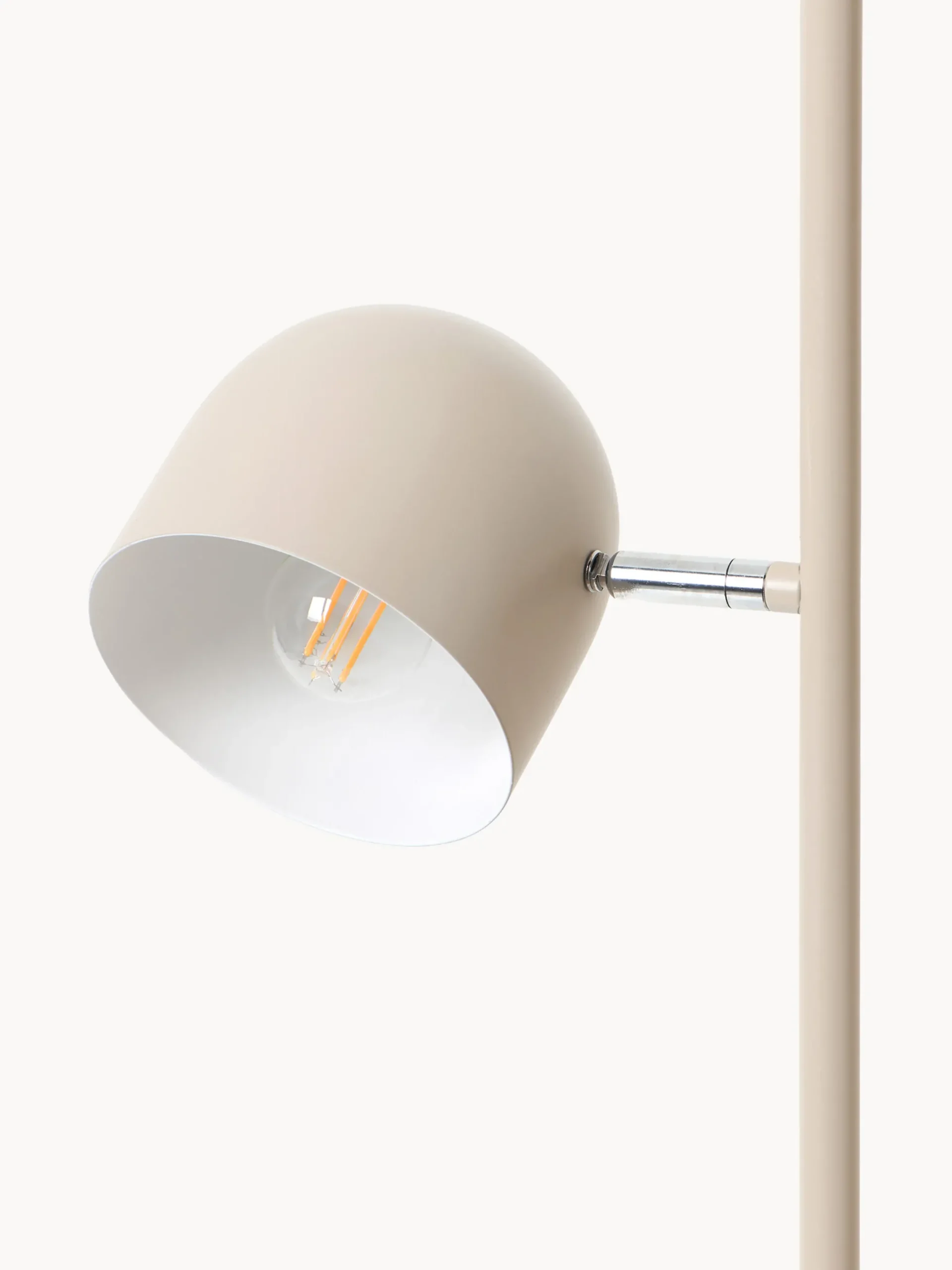 Lampada da terra in metallo Almo