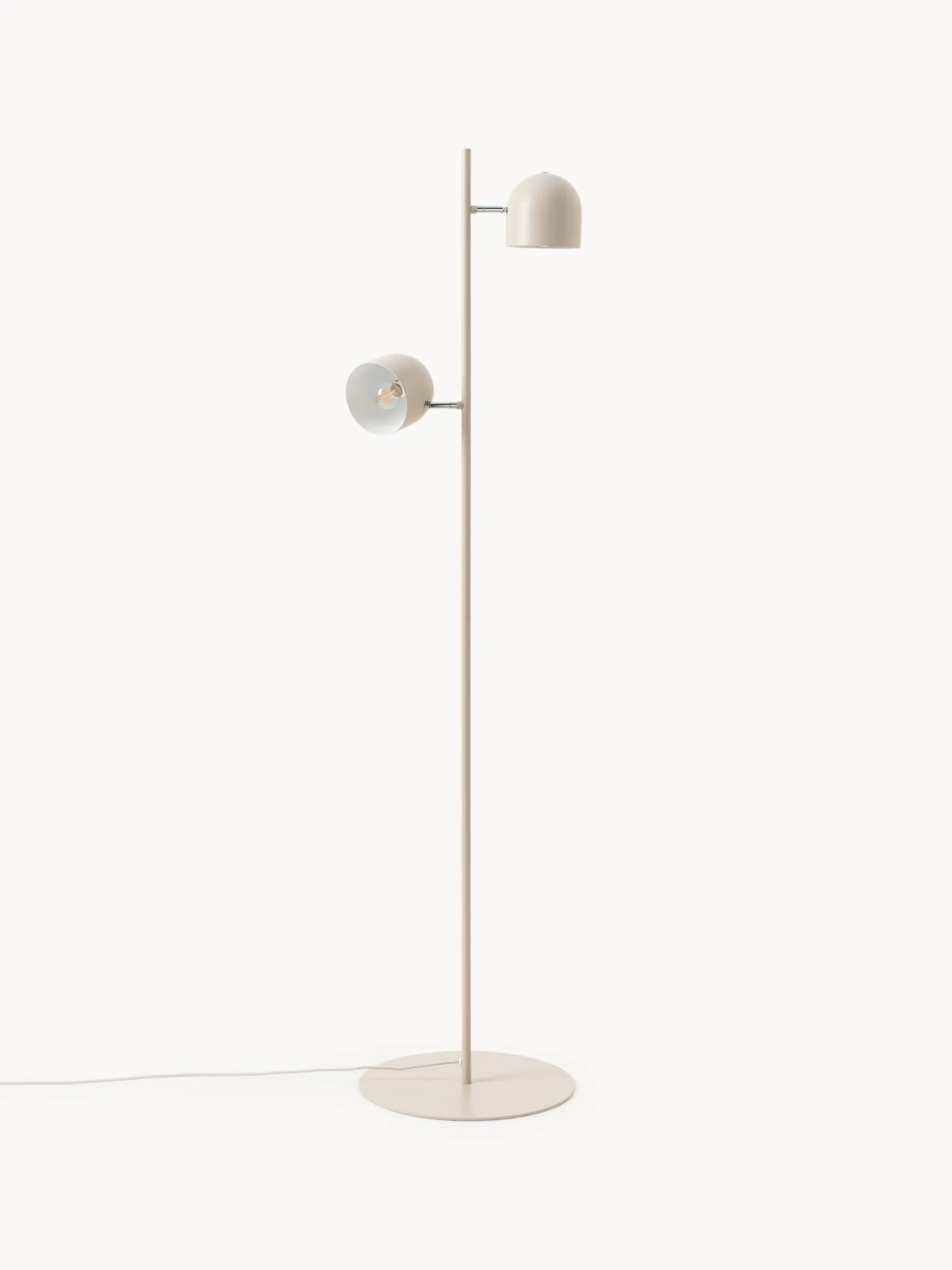 Lampada da terra in metallo Almo