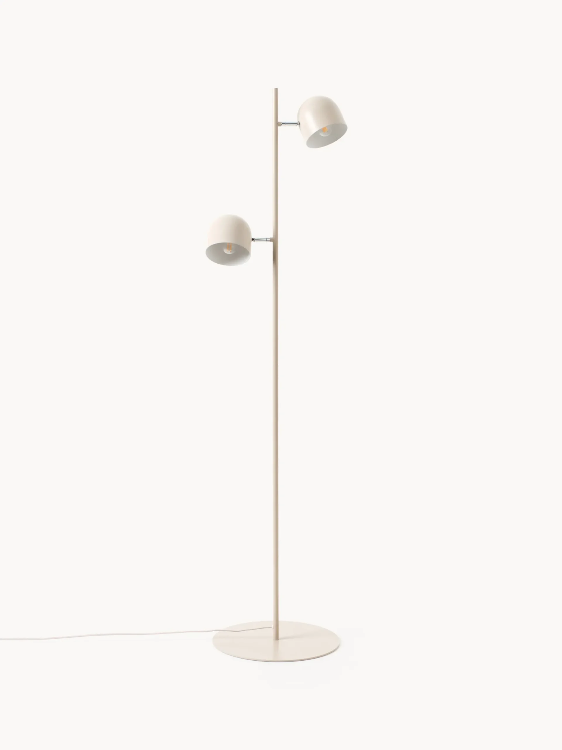 Lampada da terra in metallo Almo