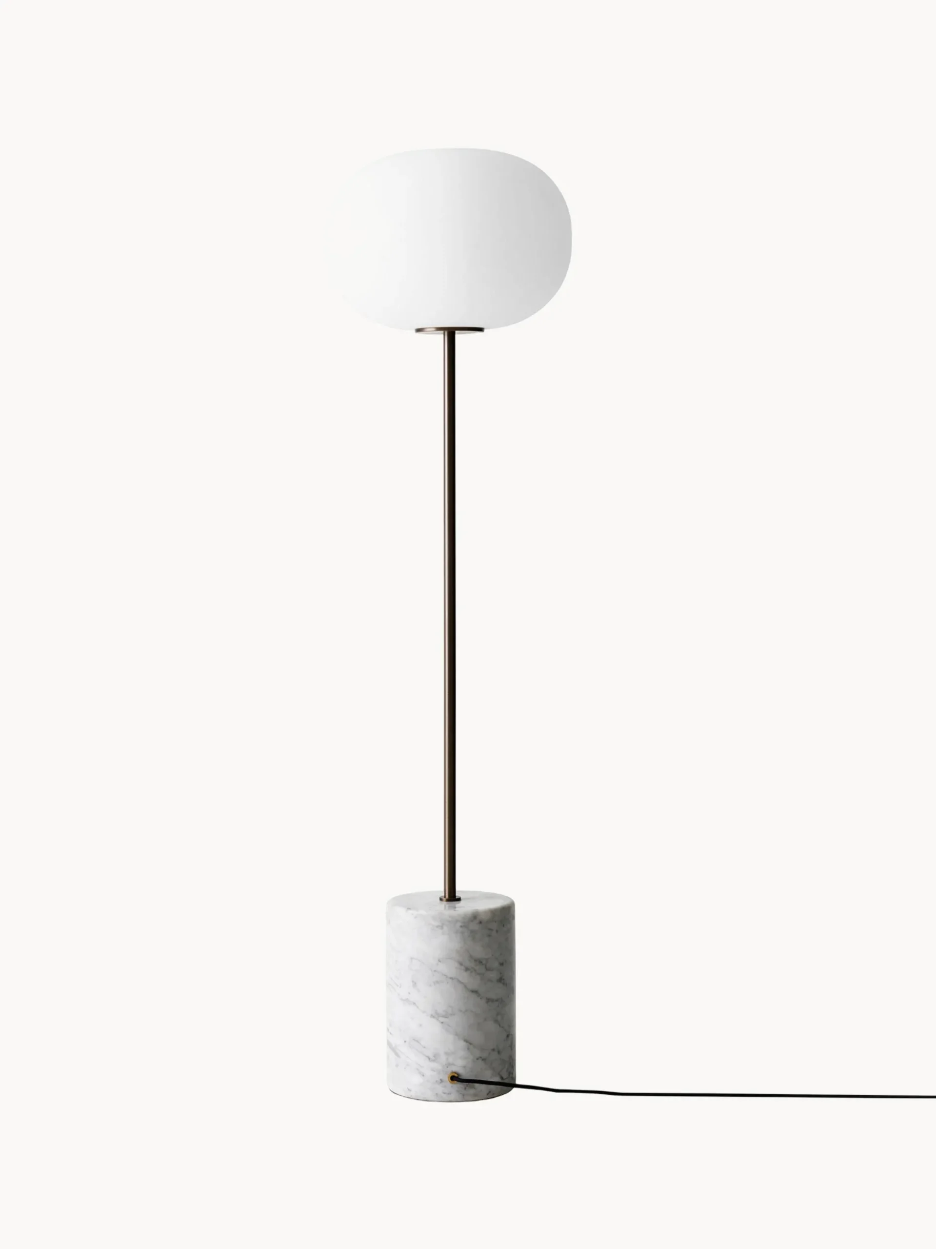 Lampada da terra in vetro soffiato Marble JWDA