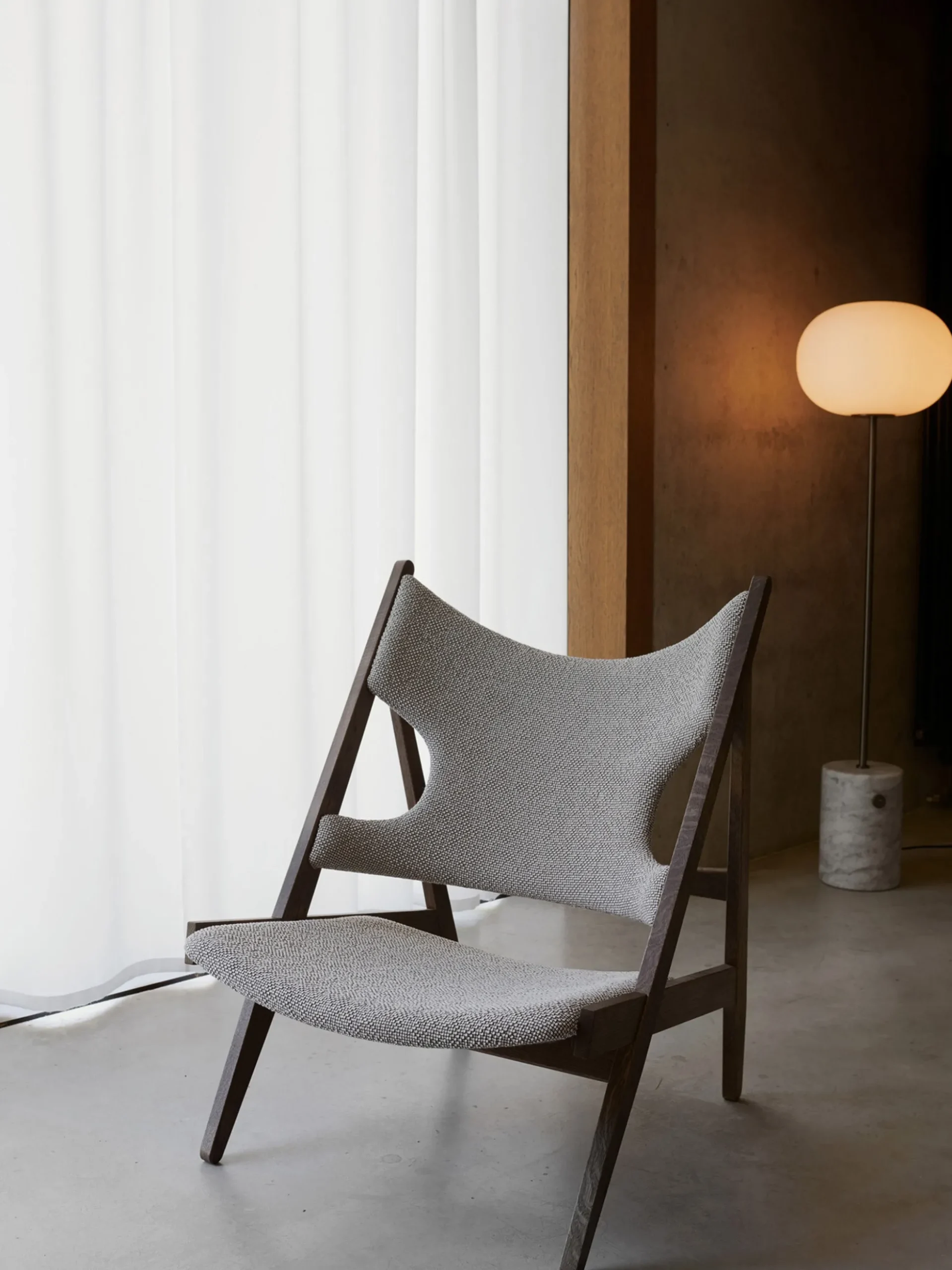 Lampada da terra in vetro soffiato Marble JWDA