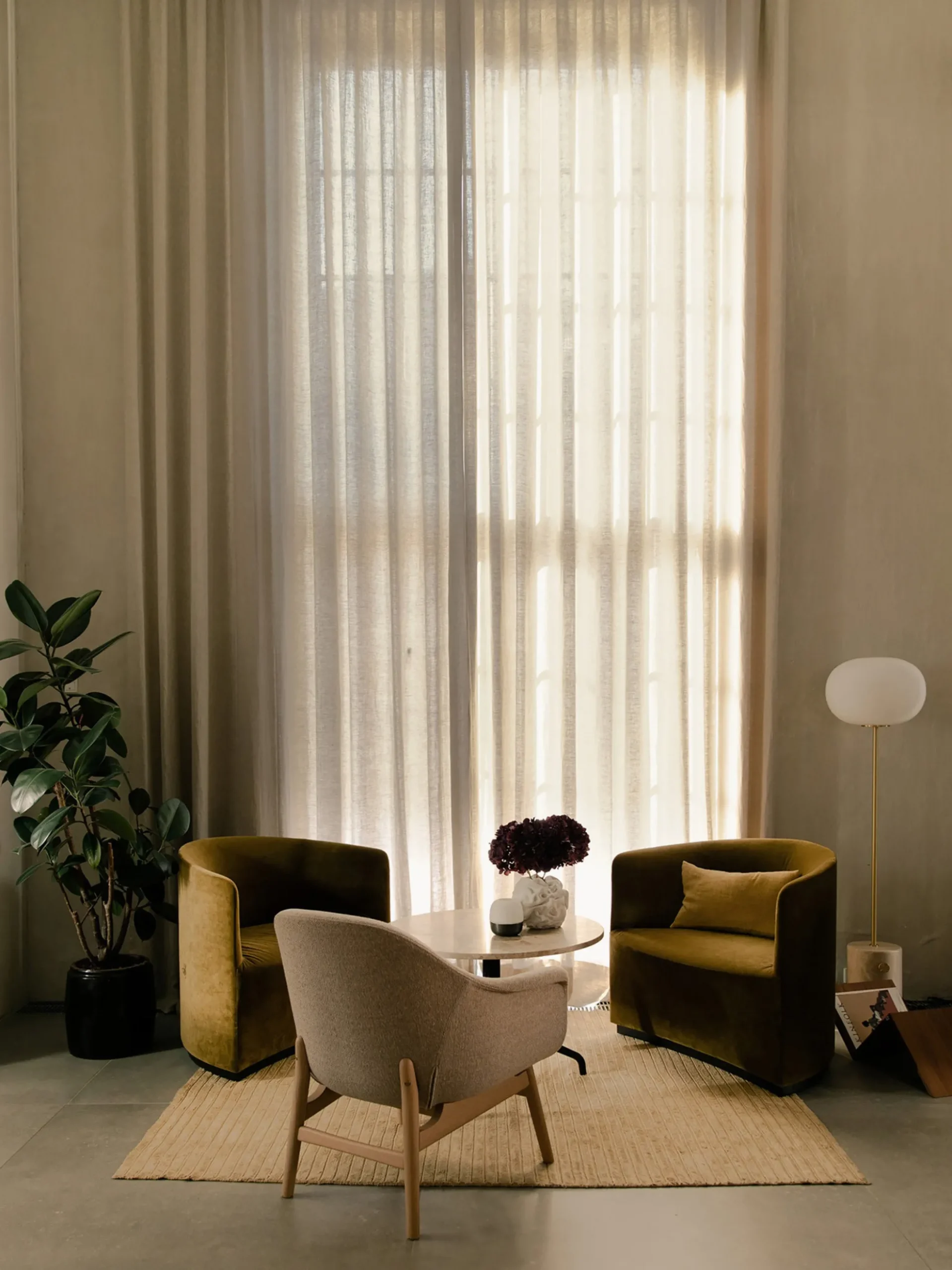 Lampada da terra in vetro soffiato Marble JWDA