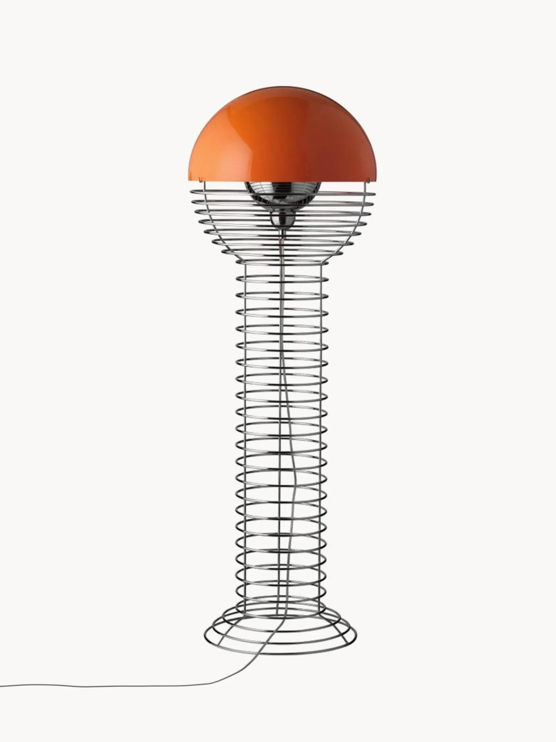 Lampada da terra piccola Wire, Design Verner Panton