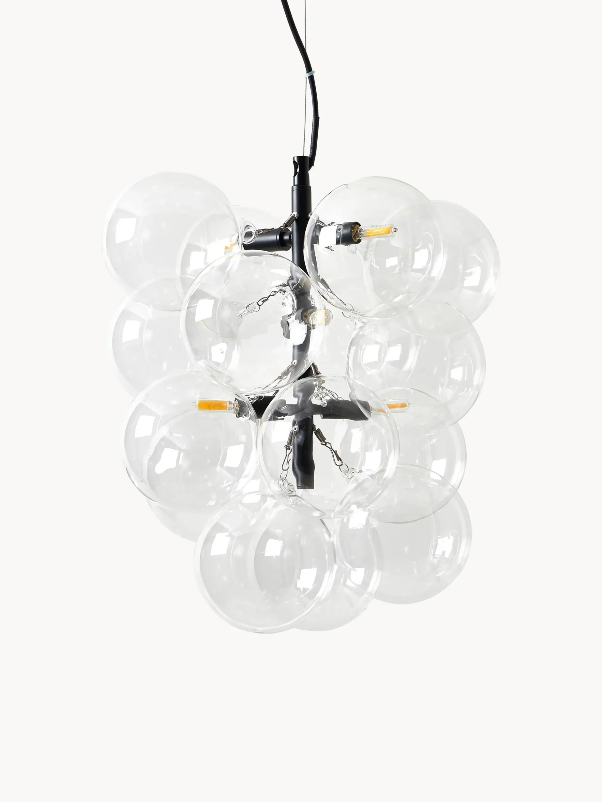 Lampada a sospensione di design in vetro Bubbles