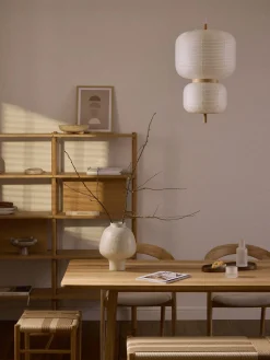 Lampada a sospensione di design in carta di riso Misaki