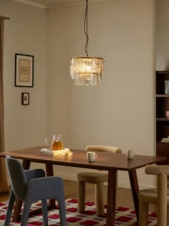 Lampada a sospensione grande in vetro Cersei