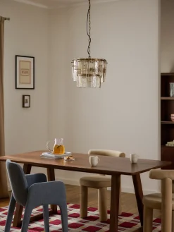 Lampada a sospensione grande in vetro Cersei