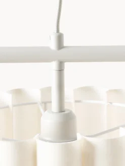 Lampada a sospensione grande in lino Lucina