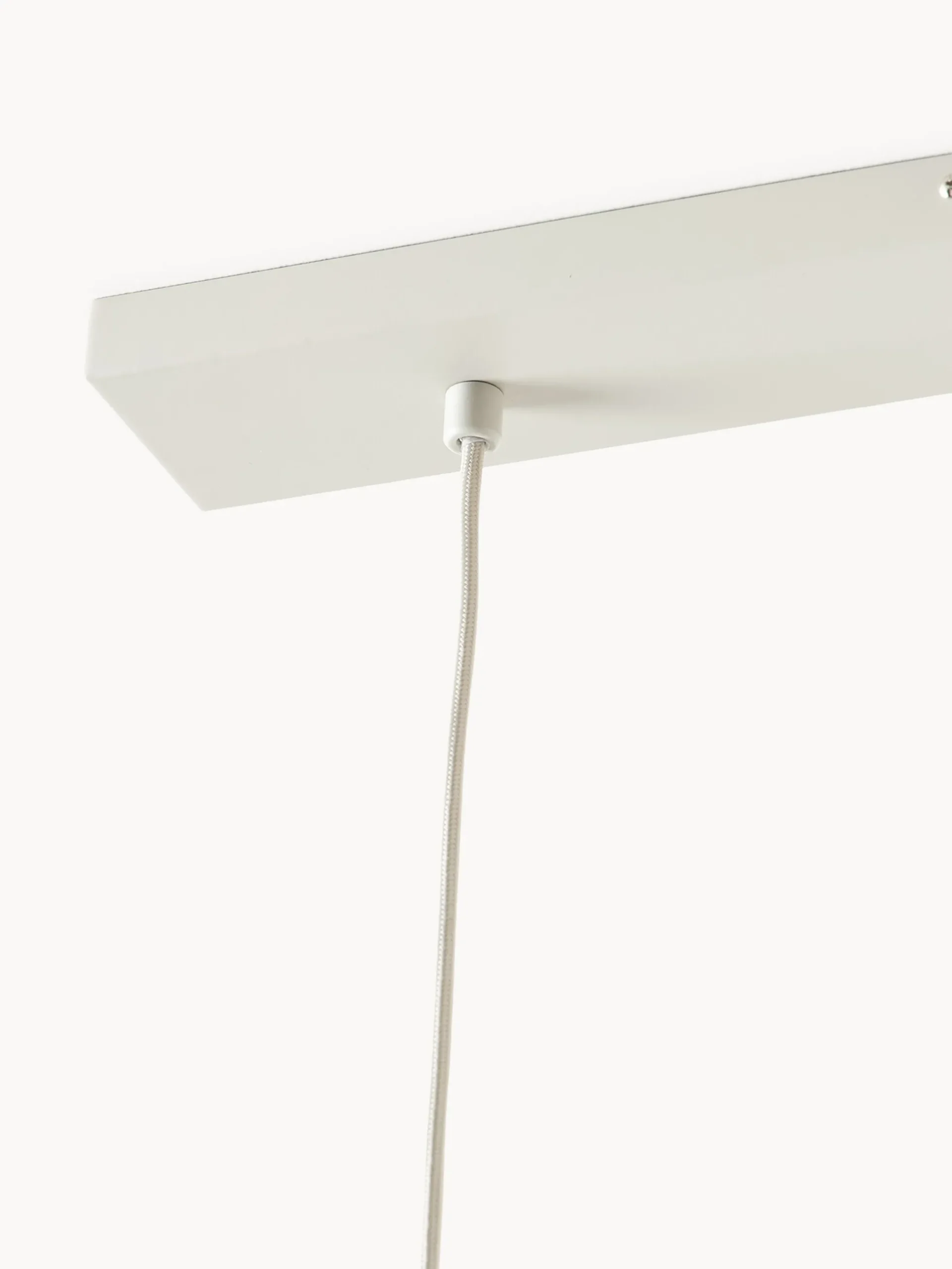 Lampada a sospensione grande in lino Lucina
