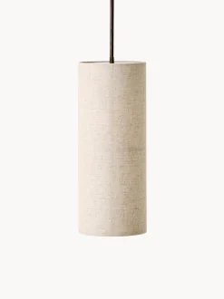 Lampada a sospensione in lino artigianale Hashira