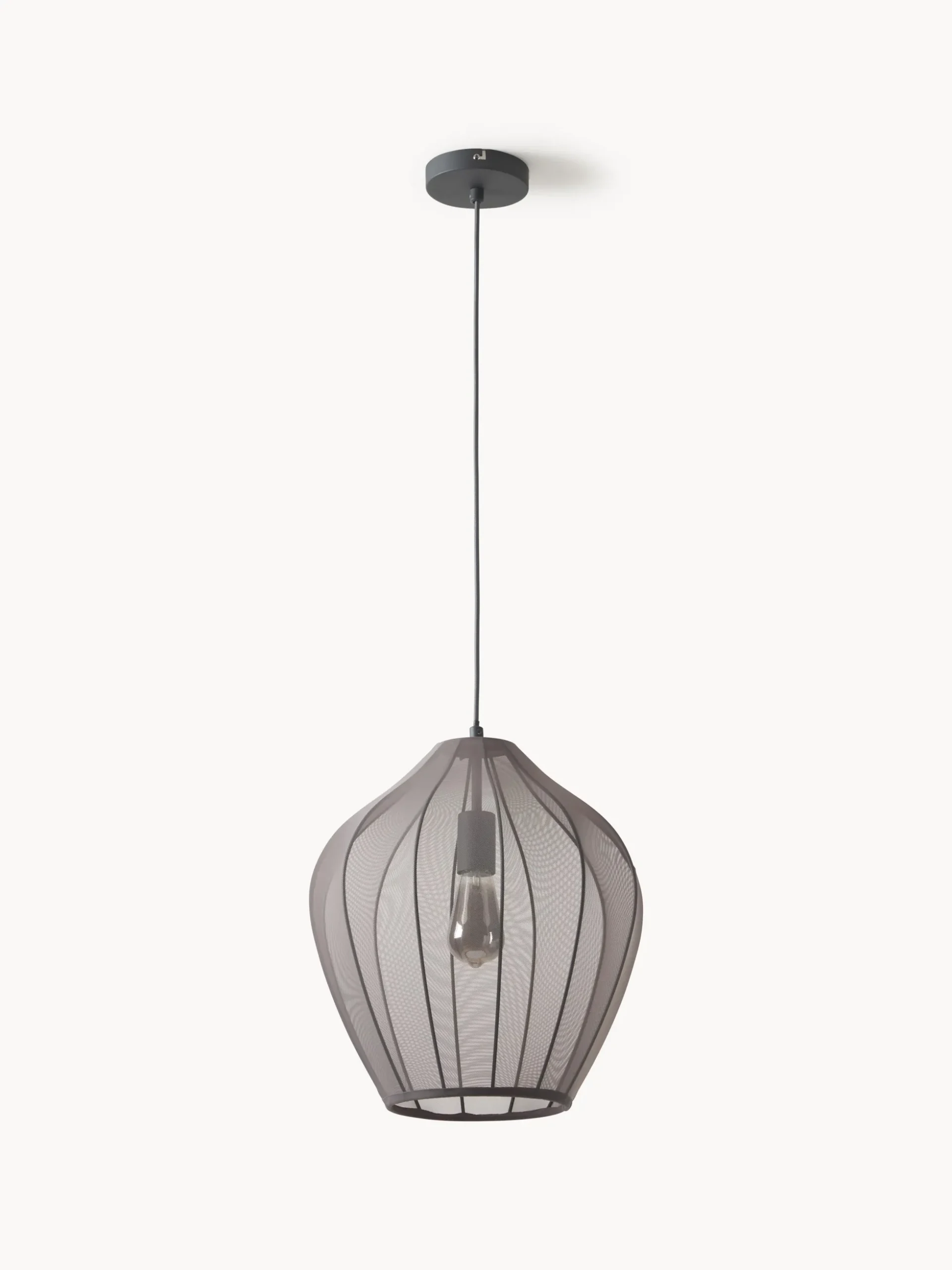Lampada a sospensione in tessuto a rete Beau