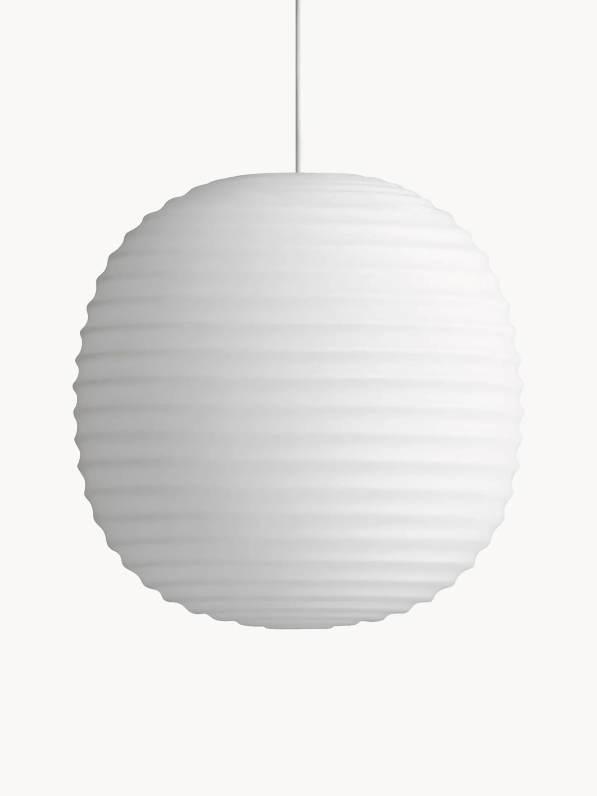 Lampada a sospensione in vetro soffiato Lantern, varie misure