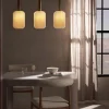 Lampada a sospensione in vetro opalino Candela
