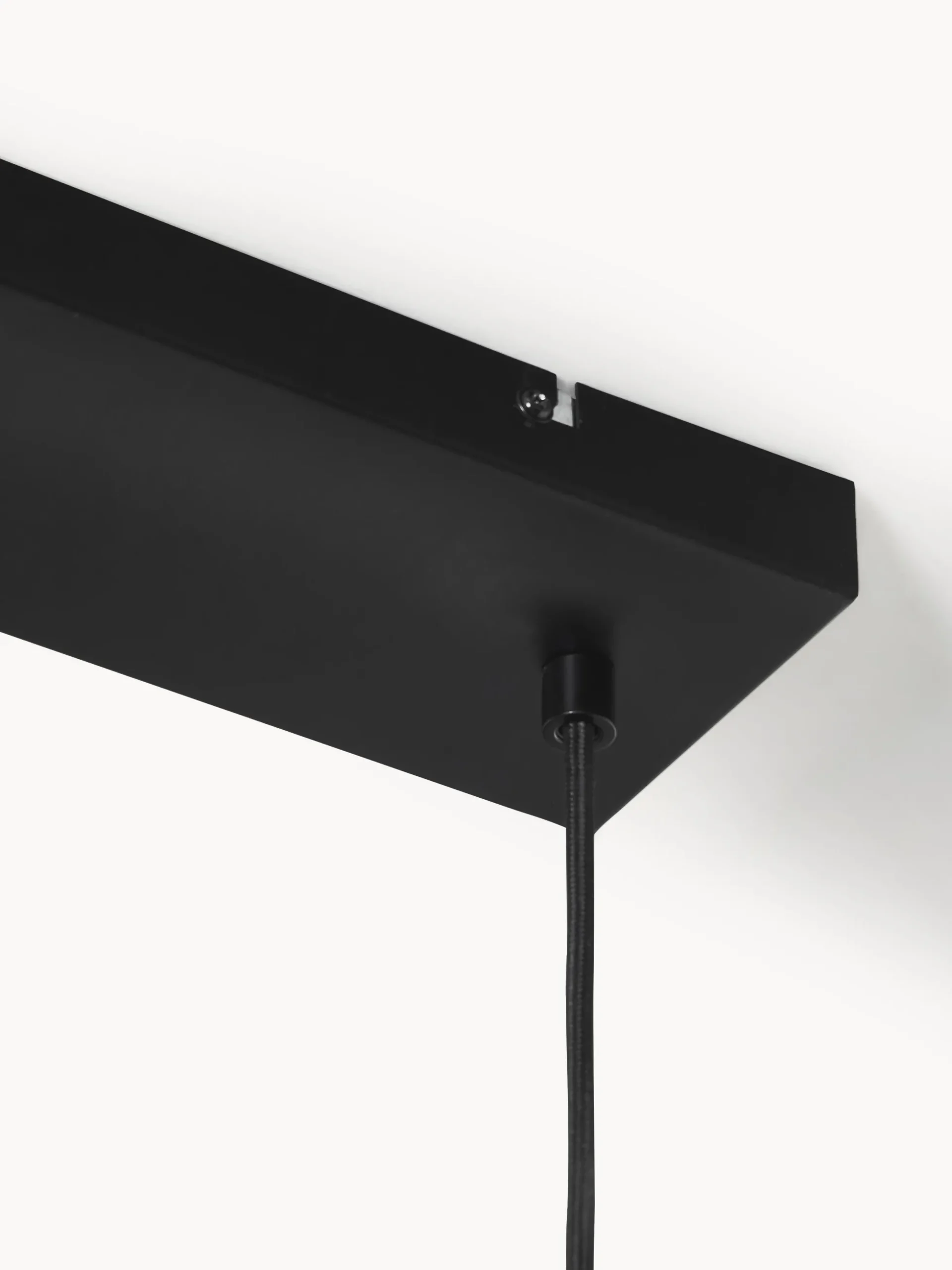 Lampada a sospensione in vetro opalino Candela
