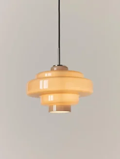 Lampada a sospensione in vetro Millie